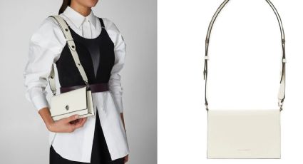 El elegante bolso blanco de Alexander McQueen que está en rebajas en Palacio de hierro y que combina con todo