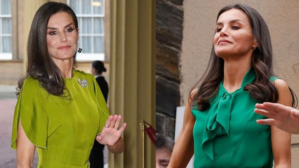 Combina una sencilla blusa verde en tu outfit como la monarca