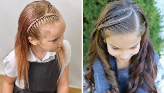 Peinados para niñas sencillos y bonitos con trenzas