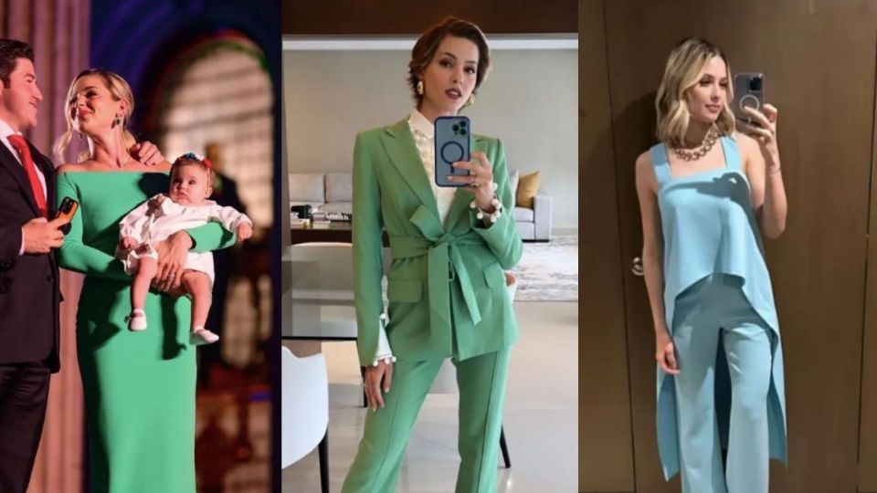 Los outfits elegantes y cómodos de Mariana Rodríguez para un bautizo