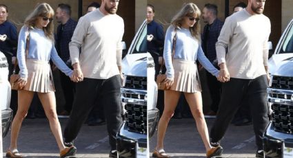 ¿Cómo combinar una falda tableada? Taylor Swift tiene los zapatos perfectos para hacerlo