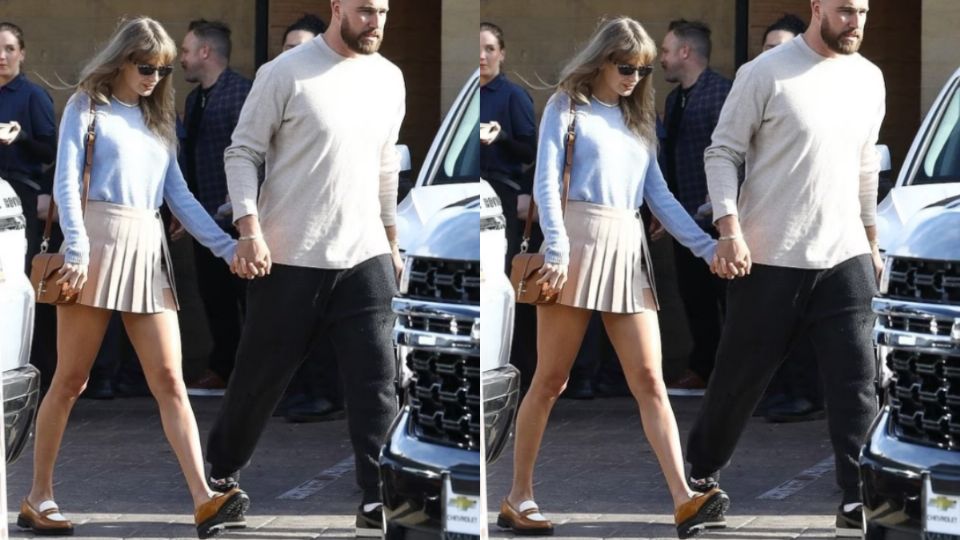 ¿Cómo combinar una falda tableada? Taylor Swift tiene los zapatos perfectos para hacerlo