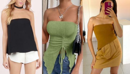 5 formas de combinar una blusa strapless y lucir a la moda