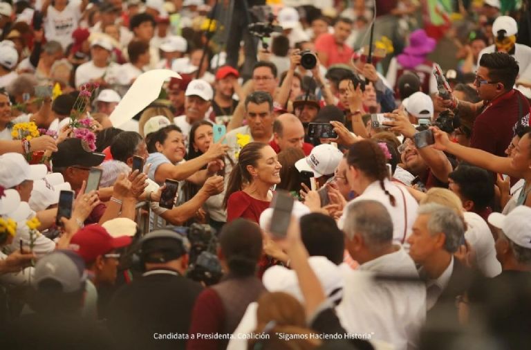 cierre de campaña de claudia sheinbaum