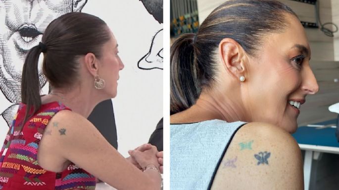 ¿Qué significan los tatuajes de mariposas de Claudia Sheinbaum?