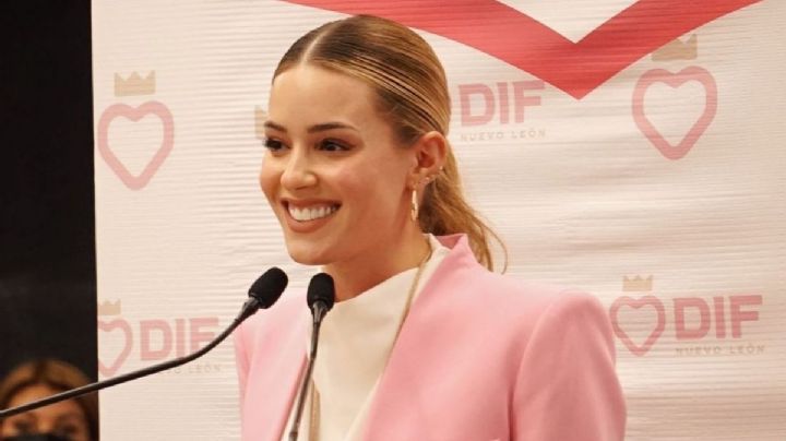 El blazer rosa de Mariana Rodríguez que parece de Channel pero es de Zara