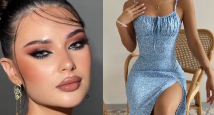 ¿Qué maquillaje combina con un vestido azul? 3 ideas para verte preciosa