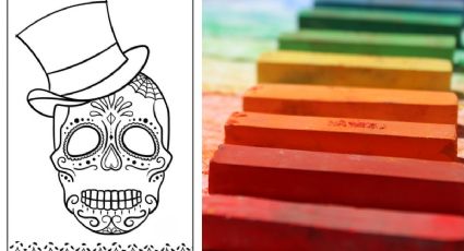 5 imágenes bonitas de papel picado para imprimir y colorear con tus hijos