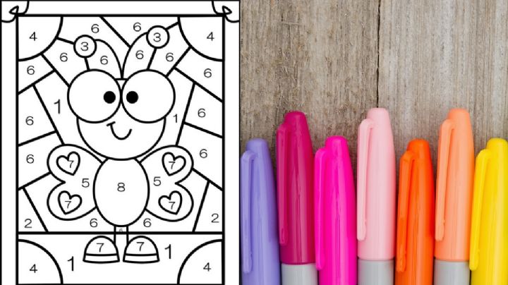 5 plantillas bonitas para colorear y enseñarle los números a mis hijos